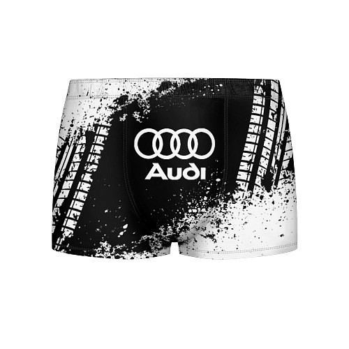 Мужские трусы Audi: Black Spray / 3D-принт – фото 1