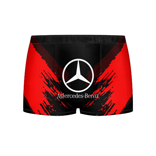 Мужские трусы Mercedes-Benz: Red Anger / 3D-принт – фото 1