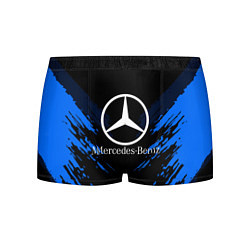 Трусы-боксеры мужские Mercedes-Benz: Blue Anger, цвет: 3D-принт