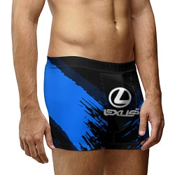 Трусы-боксеры мужские Lexus: Blue Anger, цвет: 3D-принт — фото 2