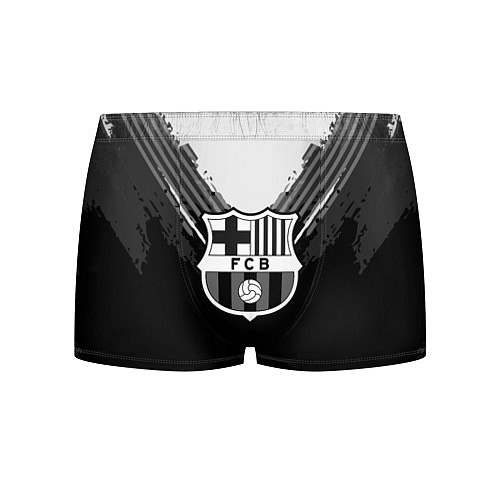 Мужские трусы FC Barcelona: Black Style / 3D-принт – фото 1