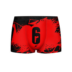 Трусы-боксеры мужские R6S: Red Outbreak, цвет: 3D-принт