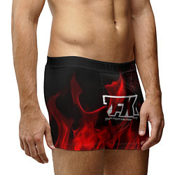 Трусы-боксеры мужские Thousand Foot Krutch: Red Flame, цвет: 3D-принт — фото 2