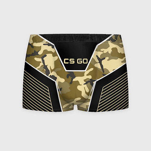 Мужские трусы CS:GO Khaki Camo / 3D-принт – фото 1