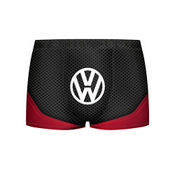 Трусы-боксеры мужские Volkswagen: Grey Carbon, цвет: 3D-принт