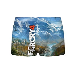 Трусы-боксеры мужские Far Cry 4: Ice Mountains, цвет: 3D-принт