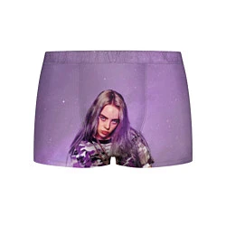 Трусы-боксеры мужские Billie Eilish: Violet Fashion, цвет: 3D-принт