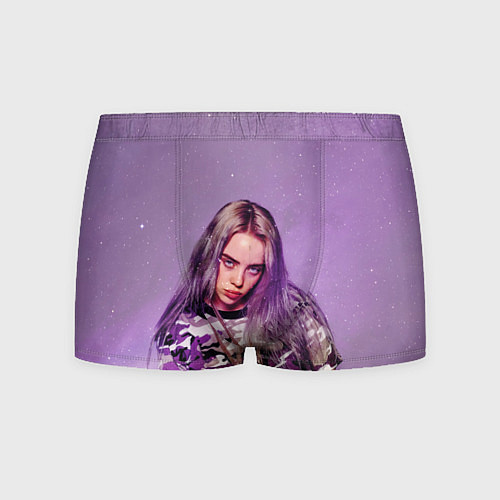 Мужские трусы Billie Eilish: Violet Fashion / 3D-принт – фото 1