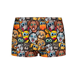 Трусы-боксеры мужские Веселые собаки, цвет: 3D-принт