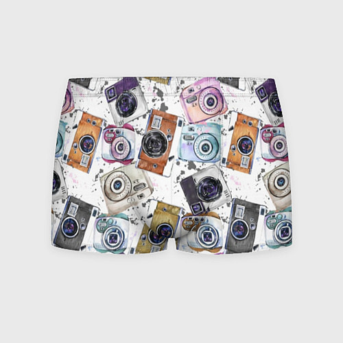 Мужские трусы Старинные фотоаппараты / 3D-принт – фото 1