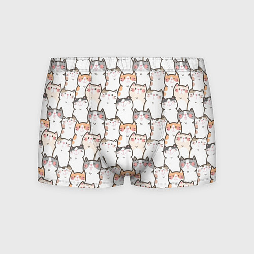 Мужские трусы Кошки котики коты / 3D-принт – фото 1