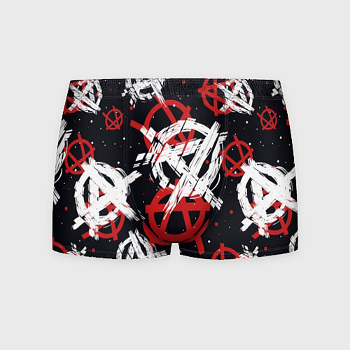 Мужские трусы Анархия - паттерн / 3D-принт – фото 1