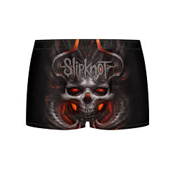 Трусы-боксеры мужские Slipknot: Hell Skull, цвет: 3D-принт
