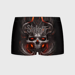 Трусы-боксеры мужские Slipknot: Hell Skull, цвет: 3D-принт