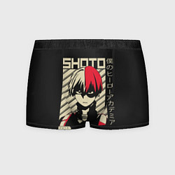 Мужские трусы My Hero Academia красные волосы