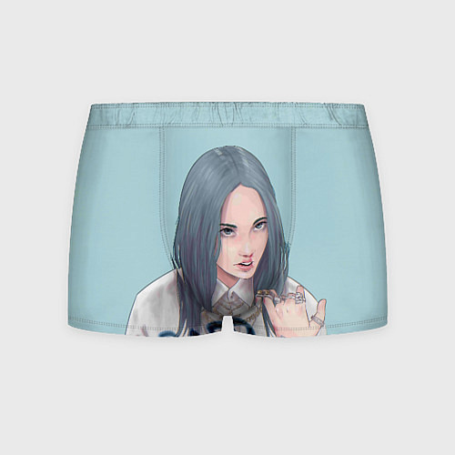 Мужские трусы Billie Eilish: Bad Guy / 3D-принт – фото 1