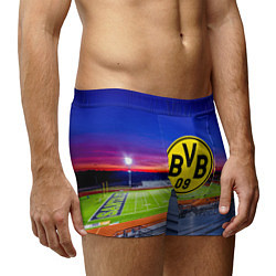 Трусы-боксеры мужские FC Borussia, цвет: 3D-принт — фото 2