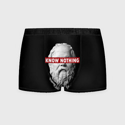 Трусы-боксеры мужские Ничего Не Знаю, цвет: 3D-принт