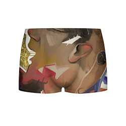 Трусы-боксеры мужские Голова, цвет: 3D-принт
