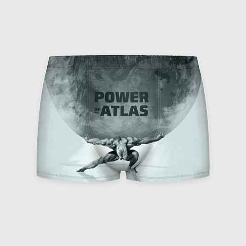 Мужские трусы Power of the Atlas / 3D-принт – фото 1