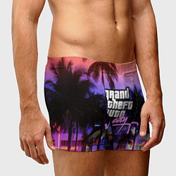 Трусы-боксеры мужские Grand Theft Auto Vice City, цвет: 3D-принт — фото 2