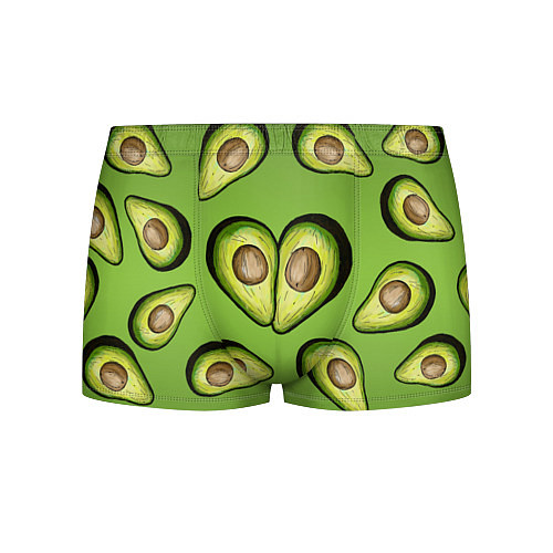 Мужские трусы Люблю авокадо / 3D-принт – фото 1