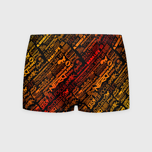 Мужские трусы Музыкальные бренды / 3D-принт – фото 1