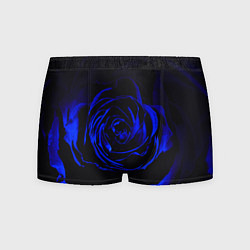 Трусы-боксеры мужские Синяя роза, цвет: 3D-принт