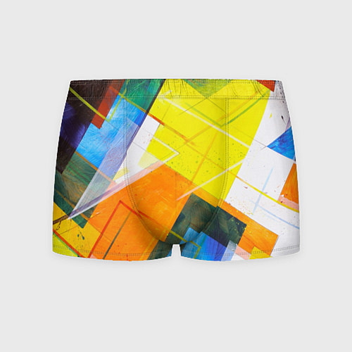 Мужские трусы Геометрический хаос / 3D-принт – фото 1