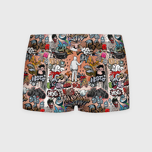 Мужские трусы Граффити / 3D-принт – фото 1