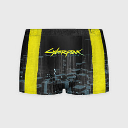 Мужские трусы Город CYBERPUNK 2077