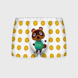 Трусы-боксеры мужские Animal crossing - Nook, цвет: 3D-принт