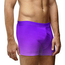Трусы-боксеры мужские Фиолетовый космос, цвет: 3D-принт — фото 2