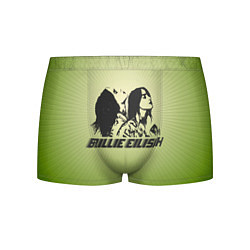 Трусы-боксеры мужские Билли Айлиш, цвет: 3D-принт