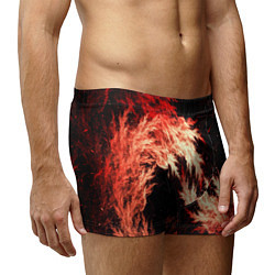 Трусы-боксеры мужские Битва огней, цвет: 3D-принт — фото 2