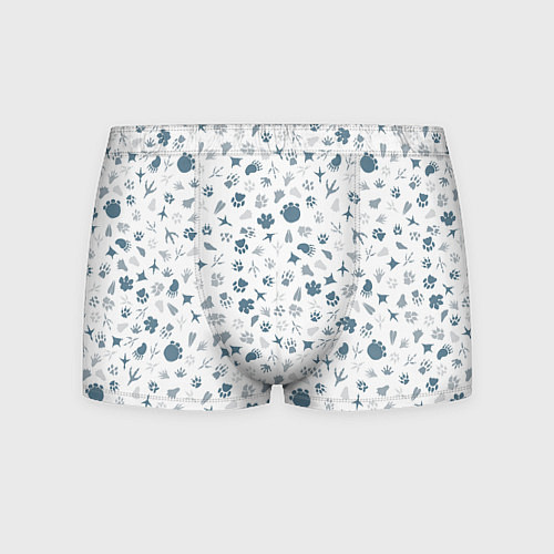 Мужские трусы Отпечатки лап животных / 3D-принт – фото 1