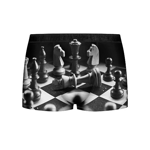 Мужские трусы Шахматы / 3D-принт – фото 1