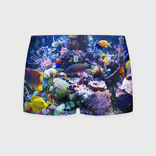 Мужские трусы Коралловые рыбки / 3D-принт – фото 1