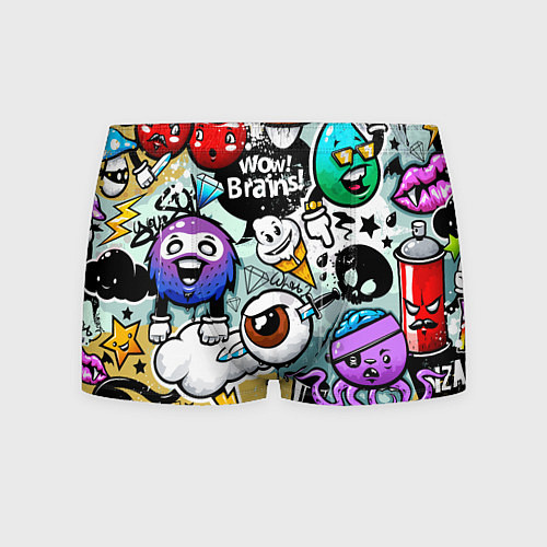 Мужские трусы Граффити / 3D-принт – фото 1