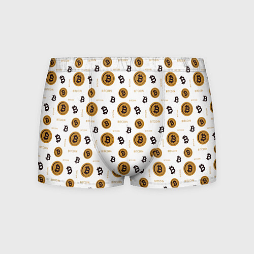 Мужские трусы Узор и биткоина Pattern / 3D-принт – фото 1