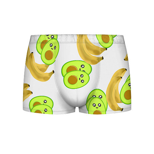 Мужские трусы Банан и Авокадо / 3D-принт – фото 1