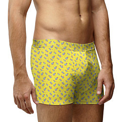Трусы-боксеры мужские Pineapple Pattern, цвет: 3D-принт — фото 2