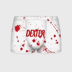 Трусы-боксеры мужские Dexter logo Декстер брызги крови, цвет: 3D-принт