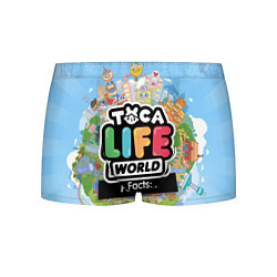 Трусы-боксеры мужские Toca Life World, цвет: 3D-принт