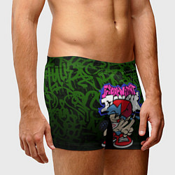 Трусы-боксеры мужские FRIDAY NIGHT FUNKIN ГРАФФИТИ NEON, цвет: 3D-принт — фото 2