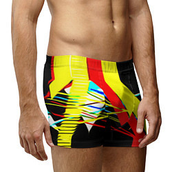 Трусы-боксеры мужские Геометр, цвет: 3D-принт — фото 2