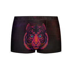 Трусы-боксеры мужские Тигр Tiger голова, цвет: 3D-принт