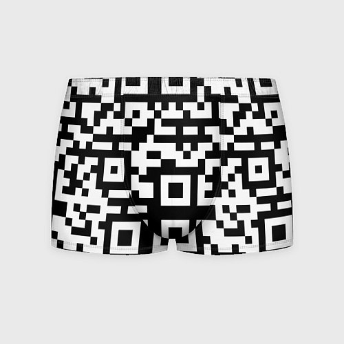 Мужские трусы Qr codeкуаркод / 3D-принт – фото 1