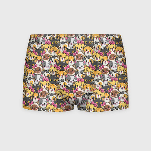 Мужские трусы Котики Много котиков! / 3D-принт – фото 1