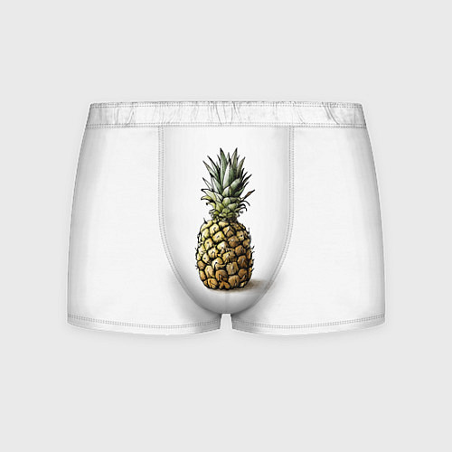 Мужские трусы Pineapple watercolor / 3D-принт – фото 1